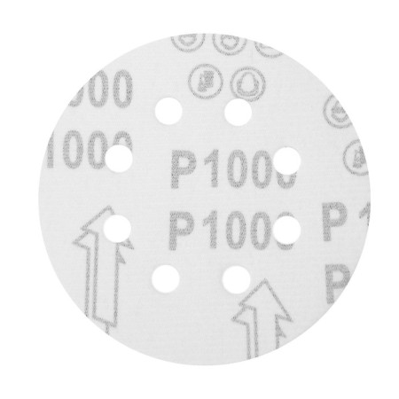 A circle of abrasive grinding under the "Velcro" tundra, perforated, 125 mm, P1000, 10 pcs.-6