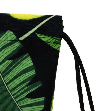 A bag for shoes 440 x 365 mm, Erich Krause, density 300D, with a reflective strip, Avocado Night-3