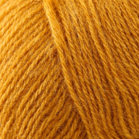 Yarn "Angora Gold" 20%wool, 80%acrylic 550m/100g (02 saffron)-2