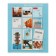 Notebook 80 sheets, ruler, "Travel", covered Cardboard, OFSET block 65g/m2, mix