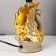 Table lamp "Swan" E14 40W gray-gold 15x19x32 cm Risalux