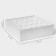 Organizer for storing linen LadOM, 24 cells, 32 × 32 × 10 cm, white color