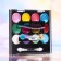 Cosmetics set for girls: shadows, shine, applicator