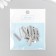 Decor for creativity Metal "inscription - hope" silver 2x0.5 cm