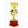 Cup 190, award figure, gold, plastic stand, 22.5 x 9 x 7.5 cm