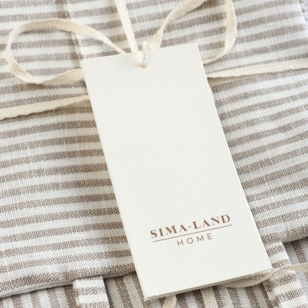 A set of curtains for the kitchen SL Home "Direction" 140x180 cm-2 pcs, grabbing 2 pcs, linen 100%-10