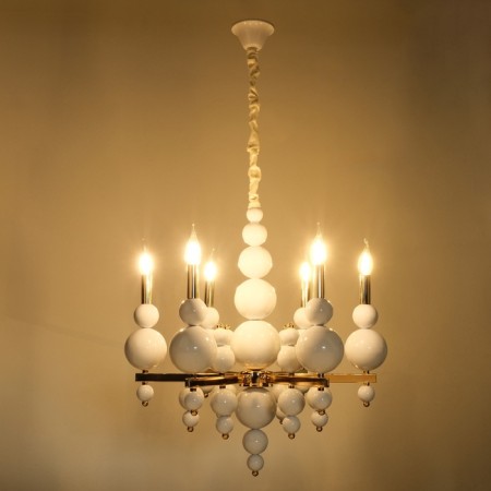 Siena chandelier 6he14 40W white-gold 60x60x117 cm-2