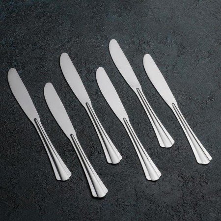 Controlle knife "New", length = 19 cm, thickness 1.2 mm, silver color-1