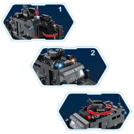 Designer Special Forces "Van with machine gun", 487 details-1