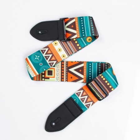 Guitar belt, 60-117x5 cm, Aztecs-1