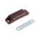 Magnet furniture tundra M002BR, 60x13 mm, medium, brown color, 1 pc.