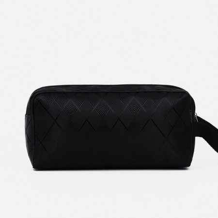 Cosmetic bag with lightning, black color-1