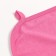 Baby towel, corner, terry, size 90x105 cm, pink color