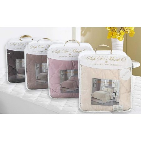 A set with a bedspread "Audrey", size 240x260 cm, 50x70 cm - 2 pcs, color ash rose-6