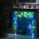 Garland "fringe-arka" 1 × 1 m, IP20, transparent thread, 126 LED, glow of multi, 8 modes, 220 V