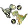 A set for the manufacture of Figures-Blek "Lumipark. Dinosaur"