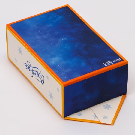 New Year. Gift box - New Year's Farm "Winter Forest", 9.3x14.6x 5.3 cm.-1