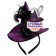 Carnival rim "witch", purple color