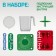 Electronic designer "Magnetic Meshka", 7 parts