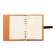 Organizer on the rings, A5 format, 90 sheets, line, with a knife, cover of the leather mix