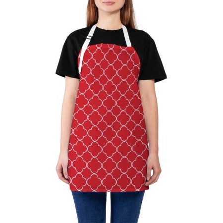 Apron of a kitchen with a photo print "Royal Motive-Flood", adjustable, size OS