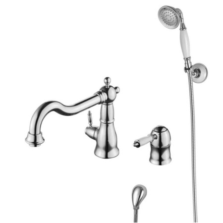 LEMARK VILLA LM4847C bathtub mixer, single -leaf, pour 221 mm, on board the bath, chrome