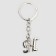 A keychain for keys is the letter “only for you. H ", 8 x 3 cm