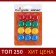 Набор магнитов для доски 12 шт., d - 2 см, блистер, МИКС