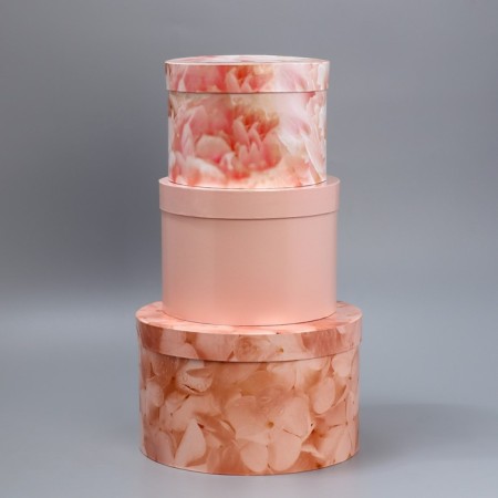 Set of hats 3 in 1, gift packaging, “beige”, 18 x 18 x 13–25 x 25 x 15 cm-6