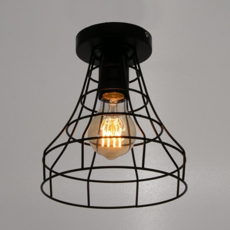 Court "Conti" 1x60W E27 Black 18x18x22 cm.-1