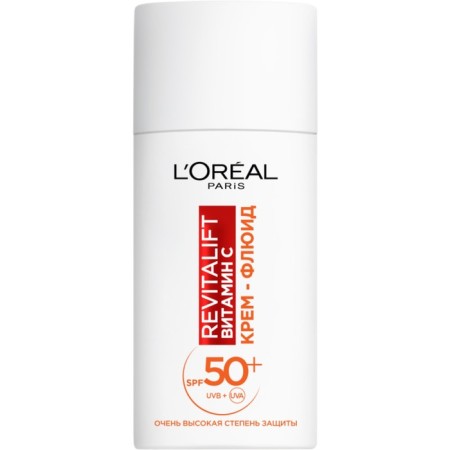 L’Oreal Cream Fluid Revitalift, with vitamin C, SPF50, 50 ml