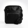 Male bag over the shoulder, Textura, artificial leather, black color