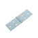 Card loop, 128x40 mm, zinc coating