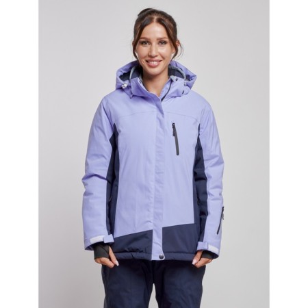 Ski jacket women's winter, size 58, purple color