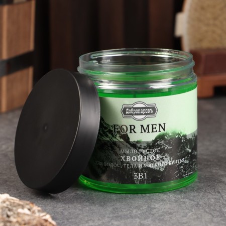 Soap dense "For Men" 3B1 coniferous 280 ml "Dobroparov"