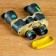 7x50 binoculars, "outfit", green camouflage, lens ruby