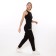 Women's trousers, black color, size 46
