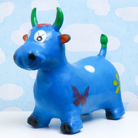 Toy - Children's "Cowing" rubber inflatable, 50x29cm, blue