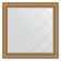 Mirror with engraving in the baguette frame, copper Eldorado 73 mm, 84x84 cm