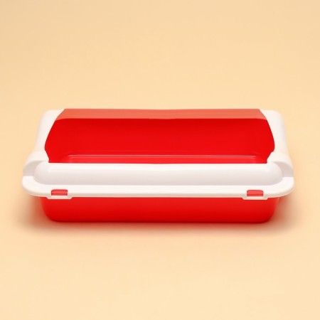 Medium toilet with 36 x 26 x 9, red/white-1