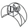 802-004B bracket for watering hose 802-004B 41x16x29 cm