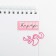 Set: curly paper clips 4 pcs and magnetic bookmarks 2 pcs “Tropics inside”