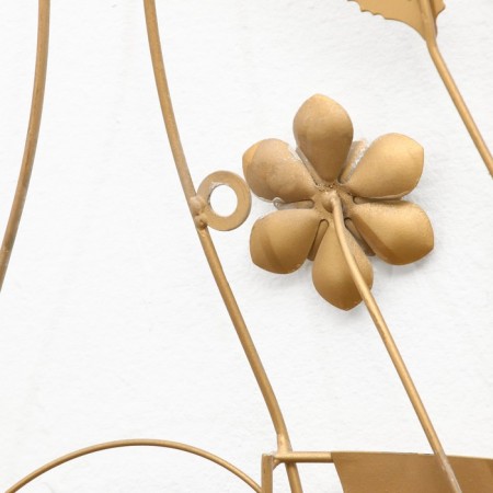 Wall metal decor "Vases with flowers" 52x4.5x69 cm-4