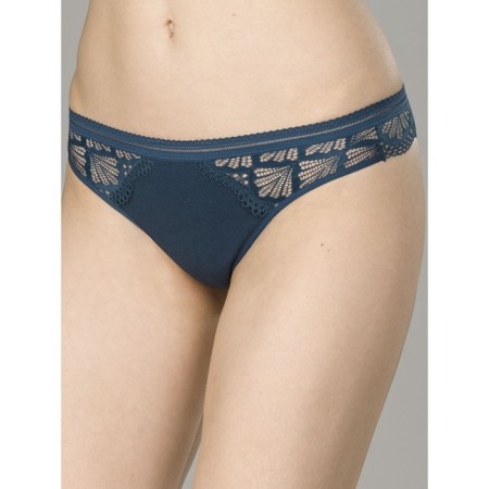 Women's panties, size 48, dark blue color
