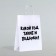 Gift package with jokes, “what year are there and gifts”, white, 24 x 14 x 28 cm