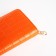 Women's wallet with lightning, orange color