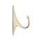 Furniture hook Cappio Standart, one -rod, gold