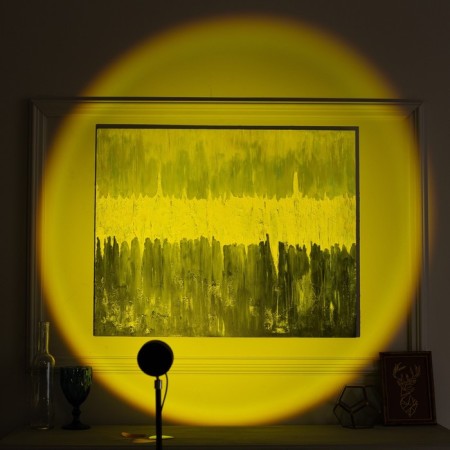 Light device "Sunset" on the leg, 5 cartridges, glow warm white, 5 V-3