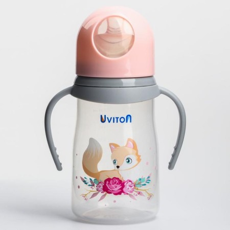 A bottle for feeding, wide throat, Ø50mm, 250ml. Zoo, Mix color-3