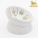 Ceramic “Kota Kota” bowl 150 ml 13 x 9 cm, white